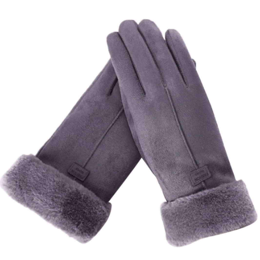 Cozy And Stylish Plush Touch Sensitive Winter Gloves