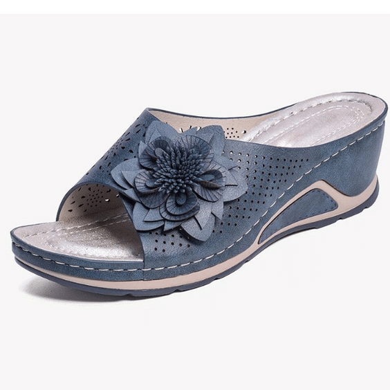 Leather Soft Footbed Orthopedic Arch-Support Sandals