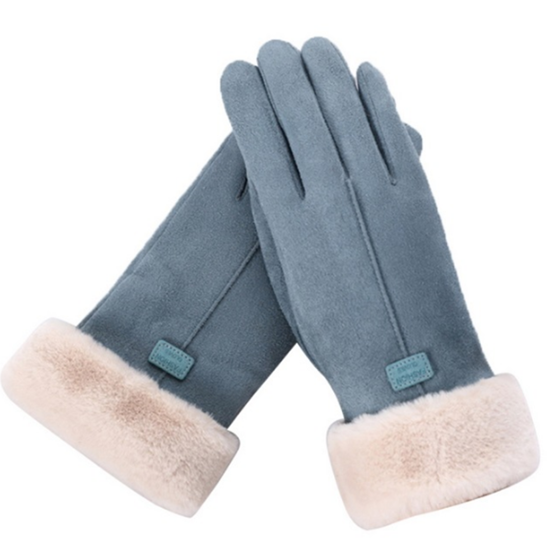 Cozy And Stylish Plush Touch Sensitive Winter Gloves