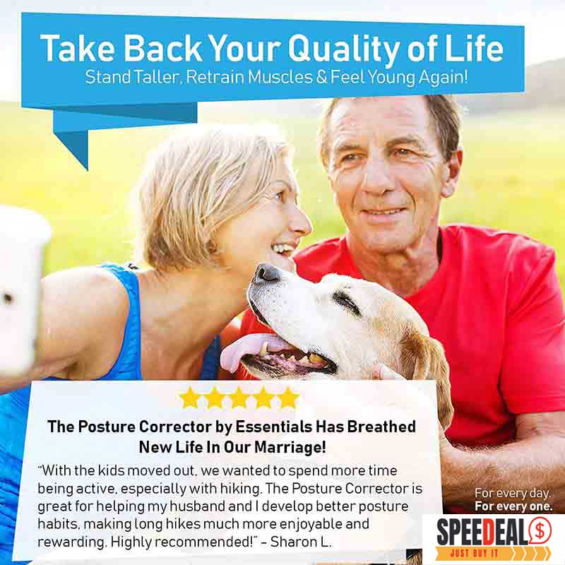 Magnetic Posture Corrective Therapy Back Brace For Men & Women