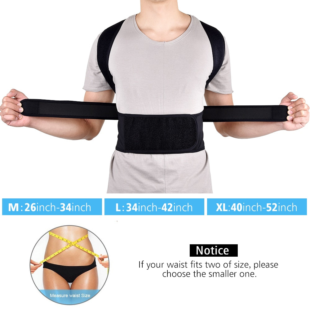 Back Posture Corrector (Belt Corset Design)