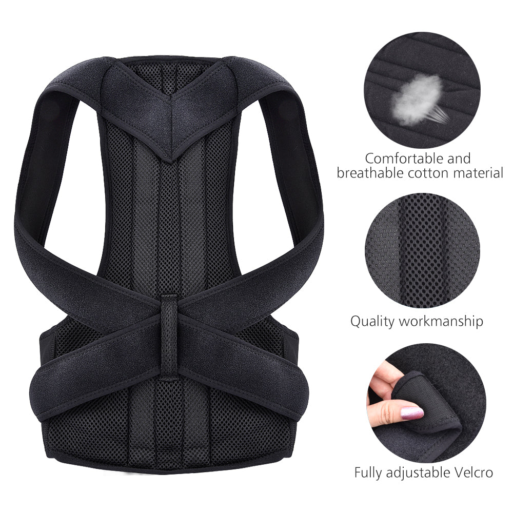 Back Posture Corrector (Belt Corset Design)