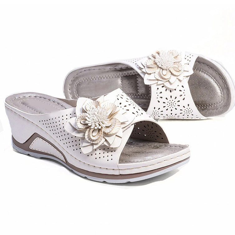 Leather Soft Footbed Orthopedic Arch-Support Sandals