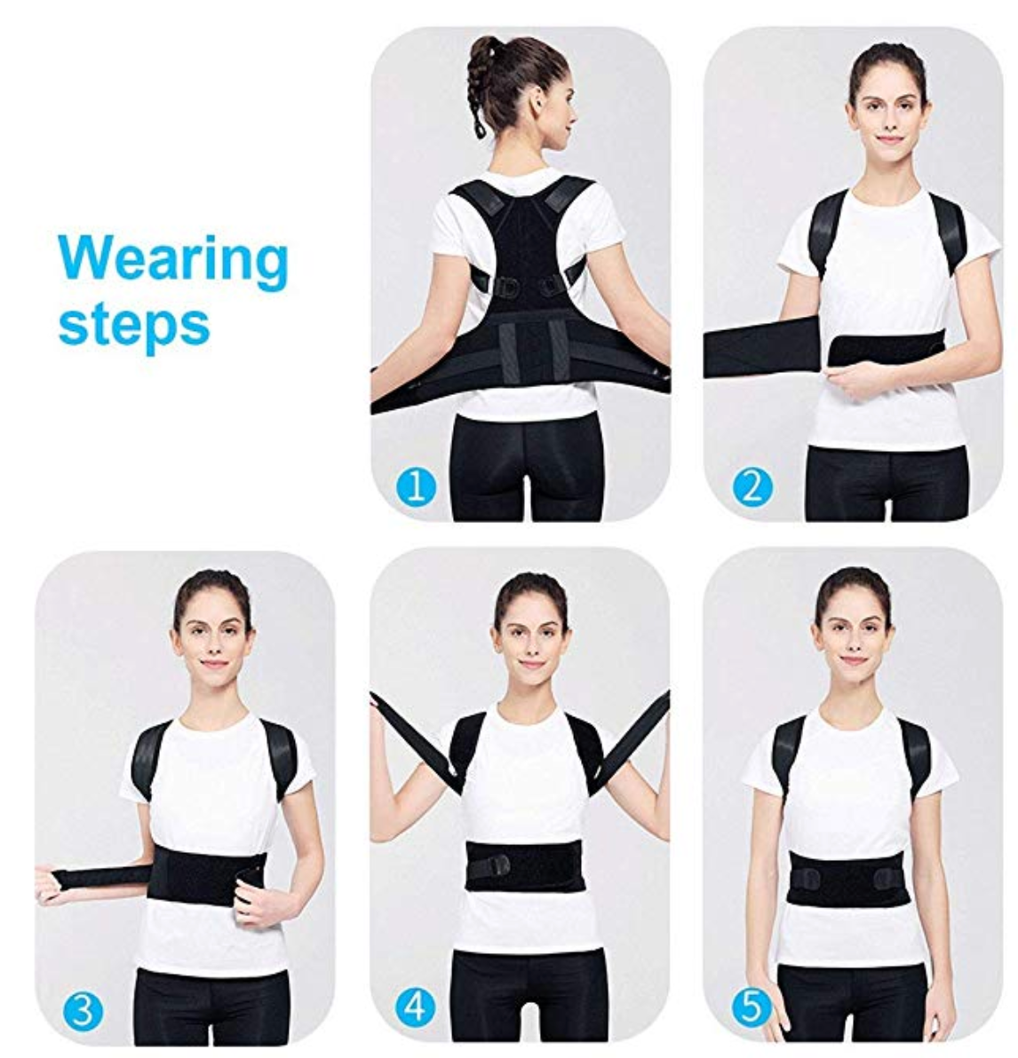 Magnetic Posture Corrective Therapy Back Brace For Men & Women