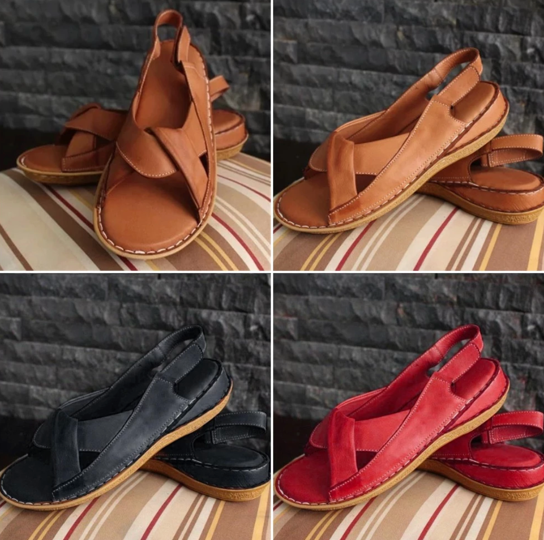 New Women's Knotted Comfortable Flat Sandals