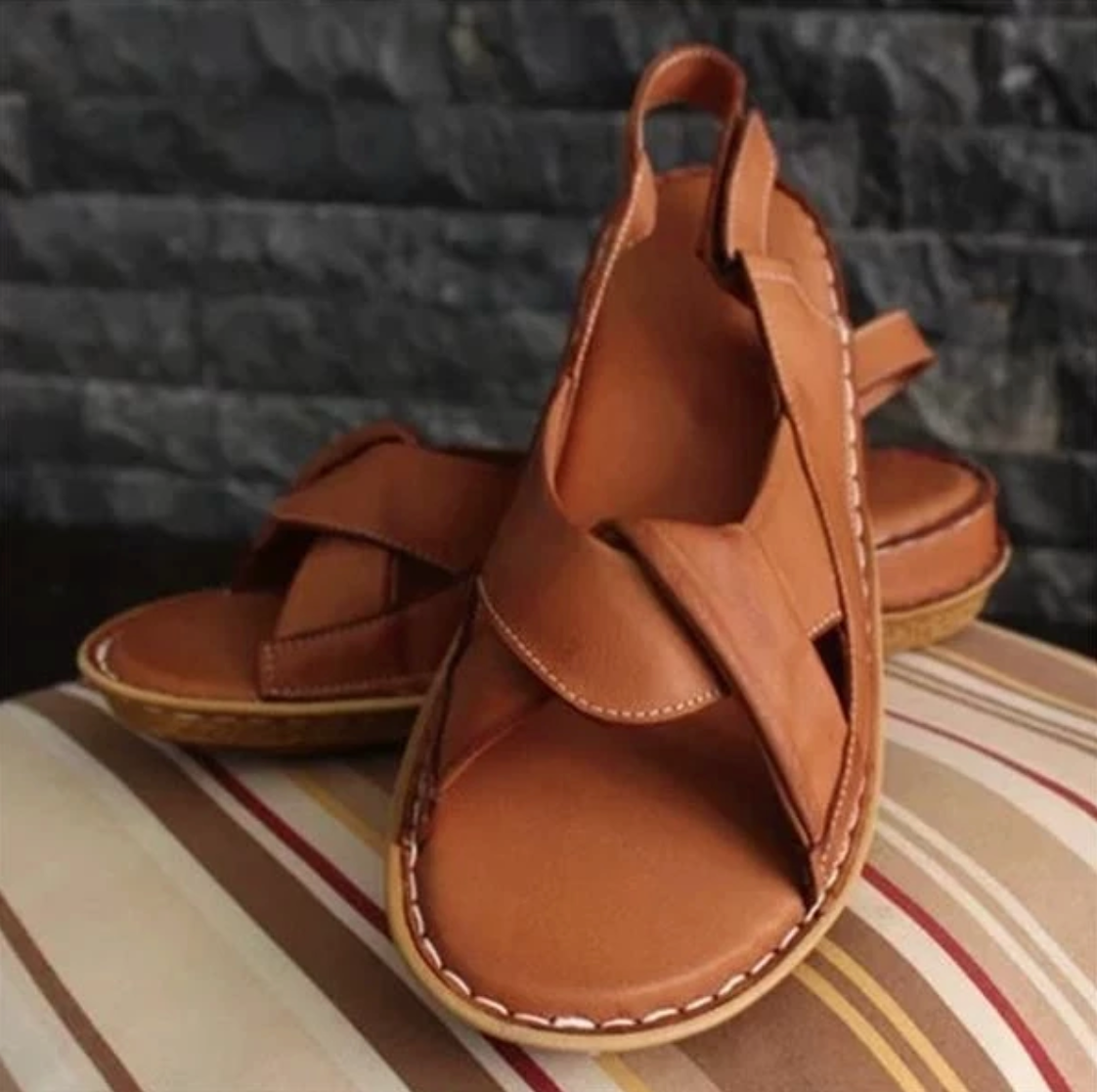 New Women's Knotted Comfortable Flat Sandals