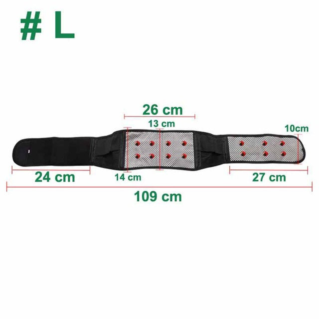 Magnetic Back Support Lumbar Brace Belt