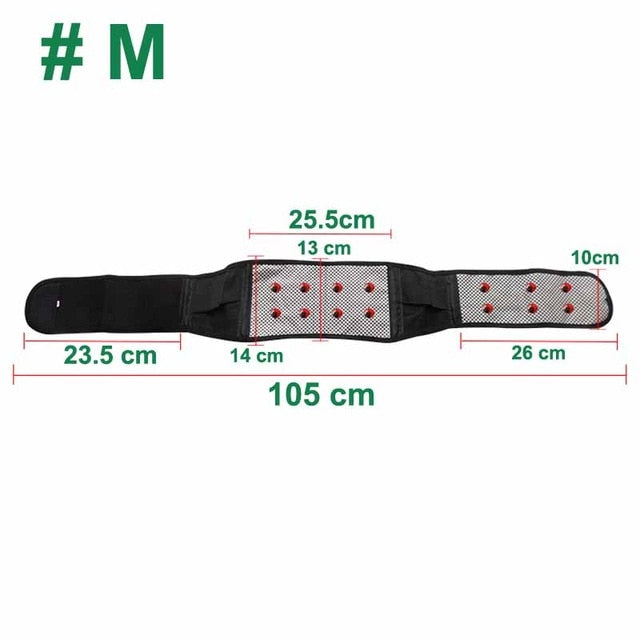 Magnetic Back Support Lumbar Brace Belt