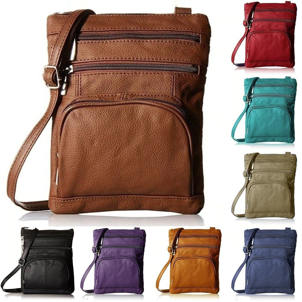 Premium Soft Leather Crossbody Bag
