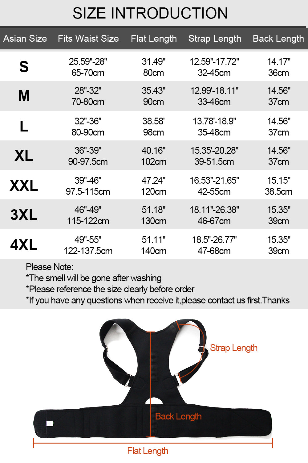 Magnetic Posture Corrective Therapy Back Brace For Men & Women